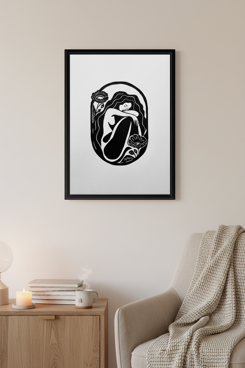 BRING ME SILENCE lifestyle print